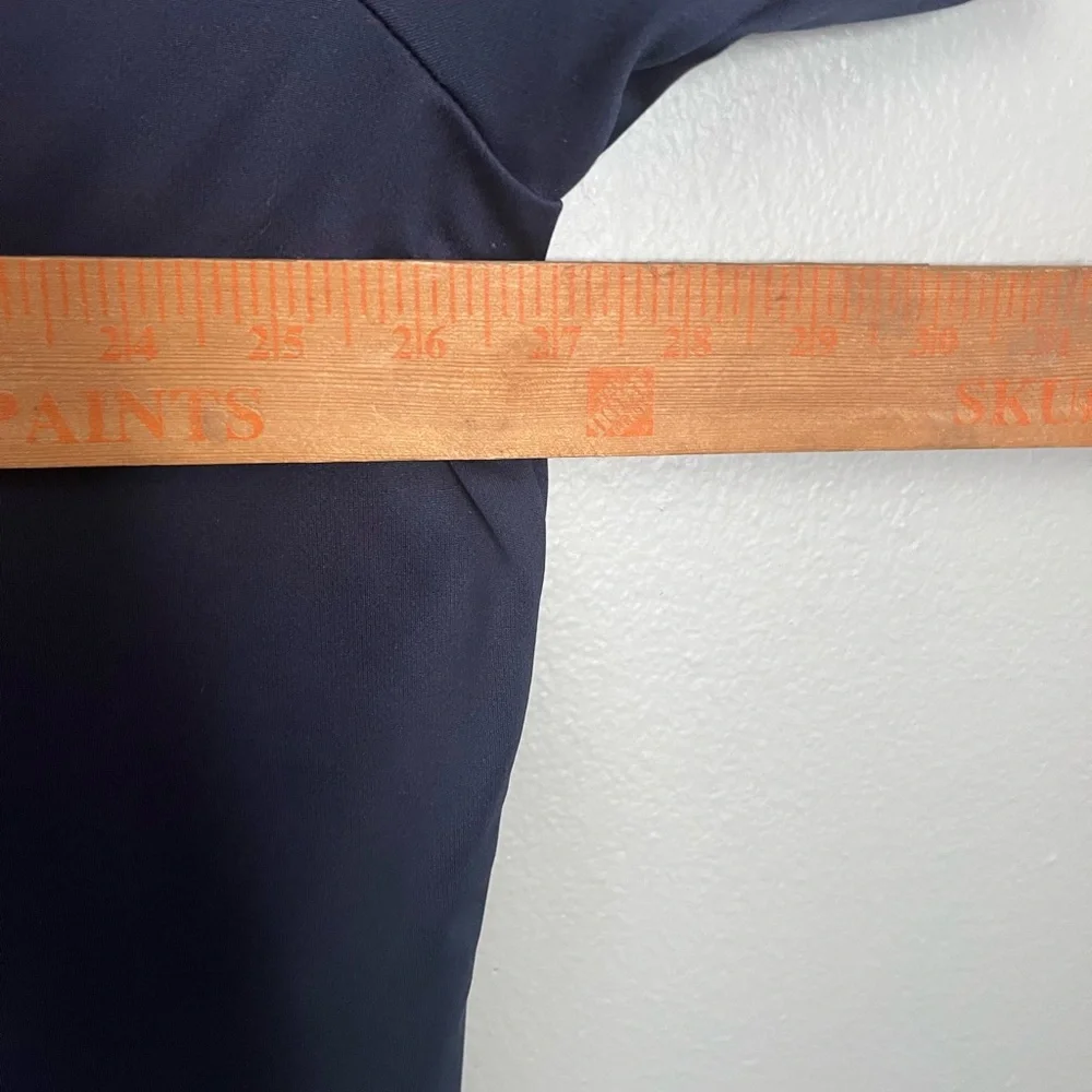 -Adidas Polo Shirt Men Blue 2XL Short Sleeve Logo On Sleeve Casual Wicking